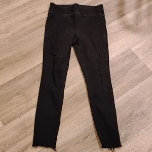 Old Navy Black Ripped Jeans